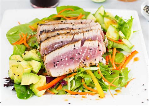 Seared Ahi Tuna Steak Salad Recipe | Bryont Blog