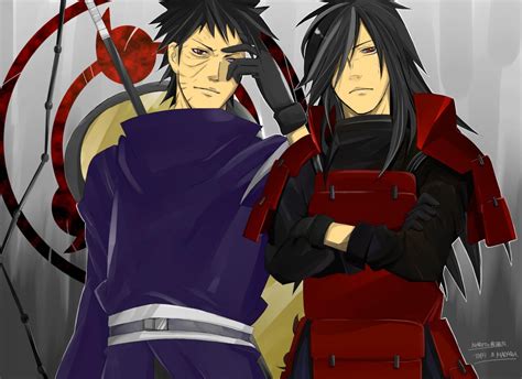 Obito and Madara - Uchiha Obito Fan Art (32278725) - Fanpop