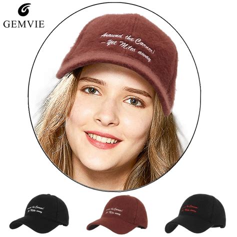 Women Girls Baseball Cap Casual Hats Words Embroidery Baseball Hat ...