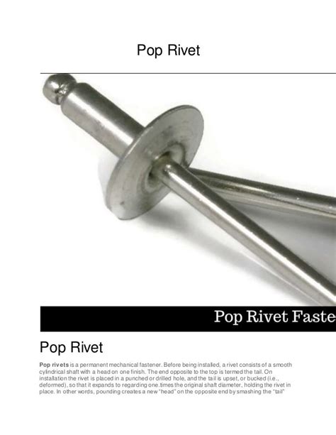 Pop rivet