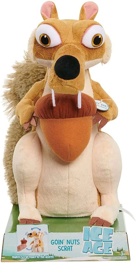 Ice Age Goin Nuts Scrat 12 Plush Just Play - ToyWiz