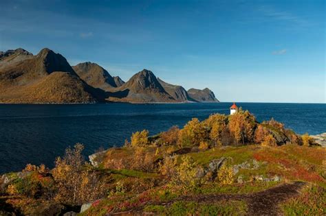 Premium Photo | Scenic view of segla mountain on senja island, norway