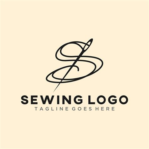 Sewing logo design template. 22205536 Vector Art at Vecteezy