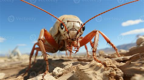 Close-up photo of a Sahara Desert Ant looking any direction in the Desert. Generative AI ...