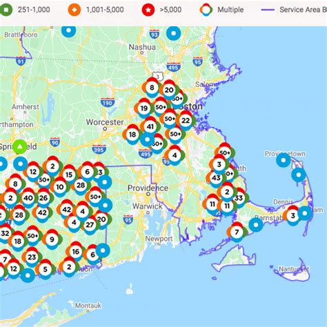 Eversource Power Outage Map Massachusetts - Esther Rosabella