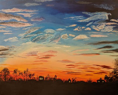 Acrylic Painting #6: Country Sunset — Justin Tadlock