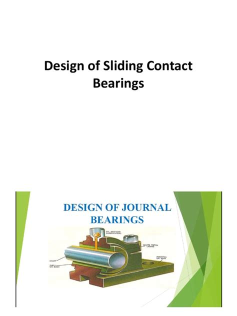 Design of Journal Bearings | PDF | Bearing (Mechanical) | Lubricant