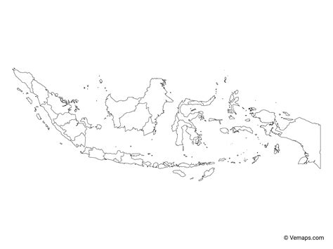 Outline Map Of Indonesia With Provinces Free Vector Maps | The Best Porn Website