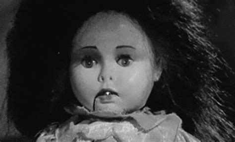 vintage doll creepy doll gif | WiffleGif