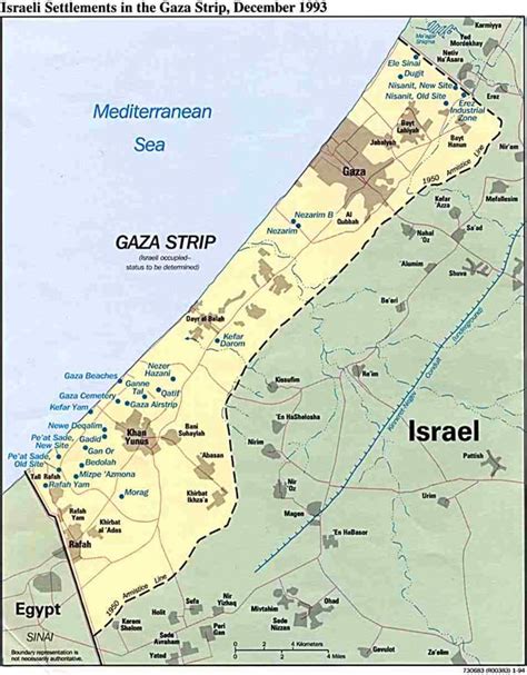 Detailed political map of Gaza Strip. Gaza Strip detailed political map | Vidiani.com | Maps of ...