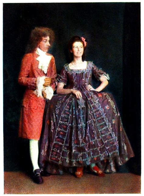 French fashion and costume history of the 18th century. Era of the Rococo.