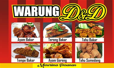 Contoh Banner Warung Ayam Bakar - Athaya Prima