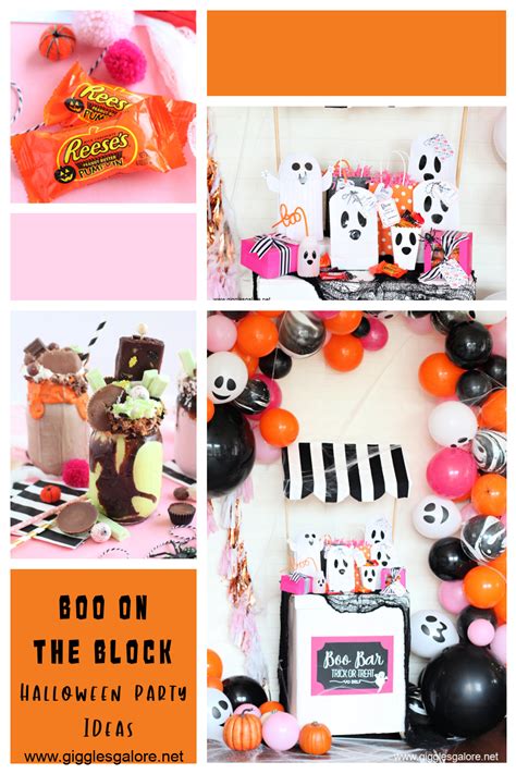 BOO on the Block Halloween Party Ideas - Giggles Galore