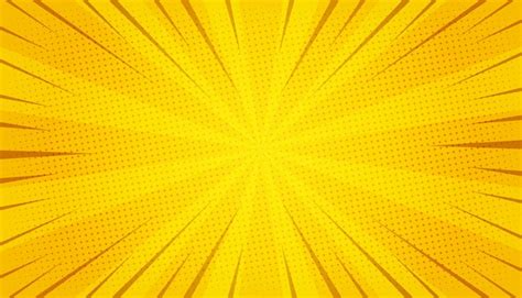 Free Vector | Abstract yellow comic zoom