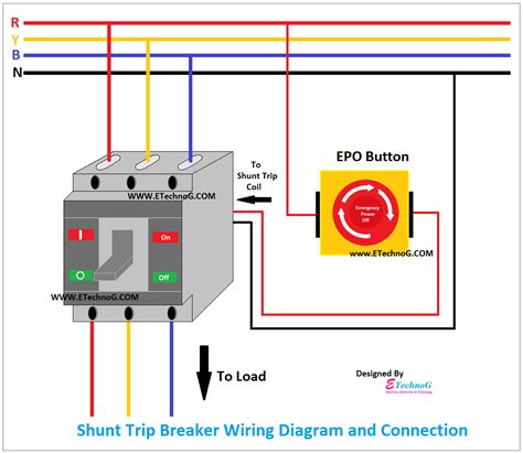 Shunt Trip Circuit Breaker Wiring Diagram