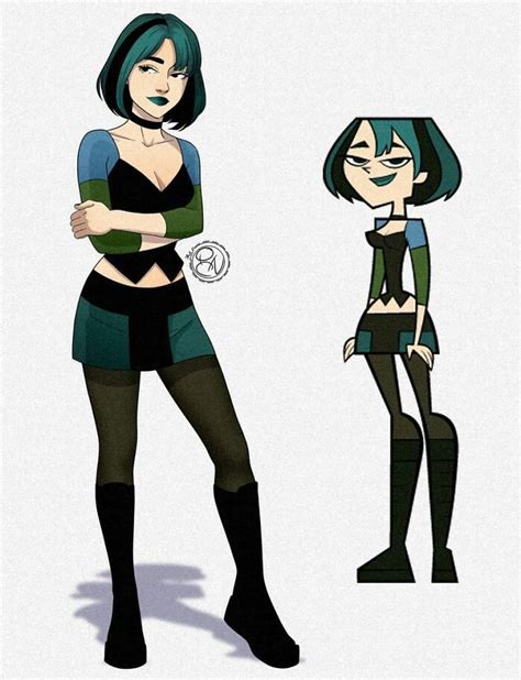 Artist Redraws 20 Total Drama Island Characters In A More Realistic Way | Cartoni animati ...