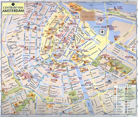 Maps of Amsterdam | Detailed map of Amsterdam in English | Maps of ...