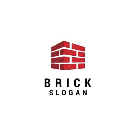 Premium Vector | Bricks logo icon design template premium vector