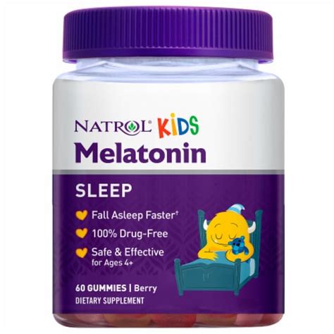 Natrol Kids Melatonin 1mg Gummy, 60 ct - Kroger