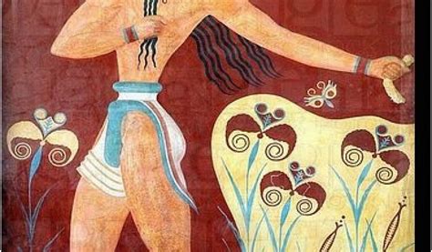 Ancient Greek Murals Priest King Fresco C 1 550 1 450 Bce Knossos… – divyajanan