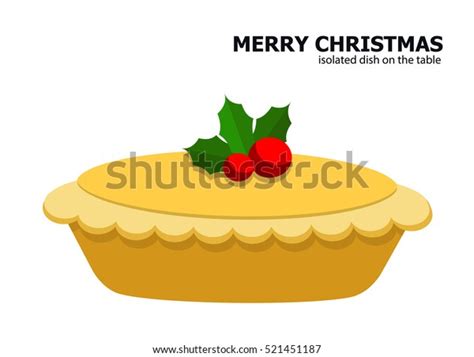 Illustration Vector Mince Pie On Christmas Stock Vector (Royalty Free) 521451187