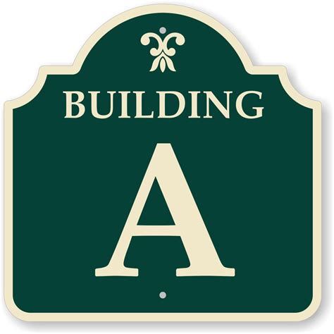 Building Number Signs | Also Design Your Personalized Signs