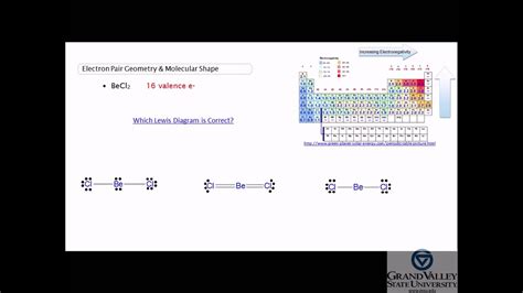 Becl2 Electron Pair Geometry