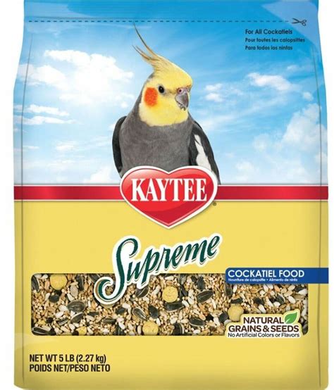 Kaytee Supreme Cockatiel Bird Food, 5-lb bag - Chewy.com