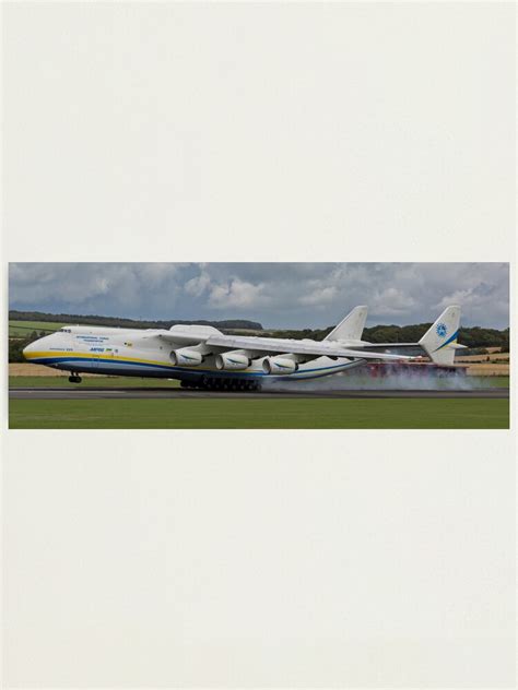 "Antonov An-225 Mriya Landing Panorama" Photographic Print by ...