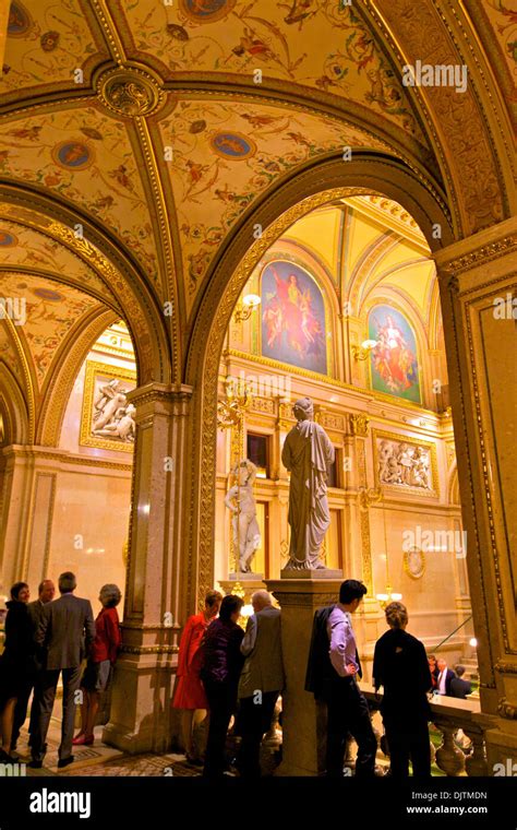 Interior of Vienna State Opera House, Vienna, Austria, Central Europe Stock Photo - Alamy