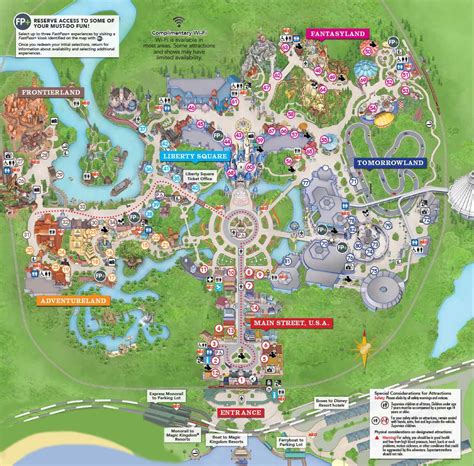 Map of disneys magic kingdom - answerswera