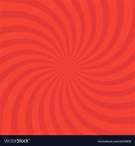 Swirling radial bright red pattern background Vector Image