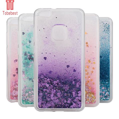 Tobebest Huawei P10 Lite Case Dynamic Liquid Glitter Sand Quicksand ...