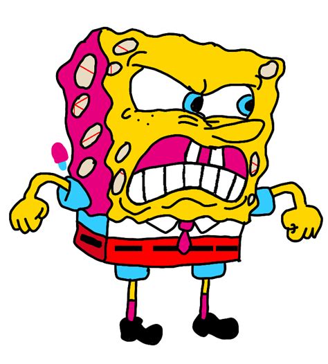 SpongeBob Angry Art Cute by MrRockoBoyerisng123 on DeviantArt