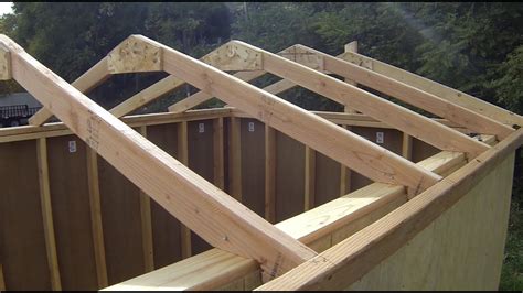 Framing A Shed Roof With Overhang - kobo building