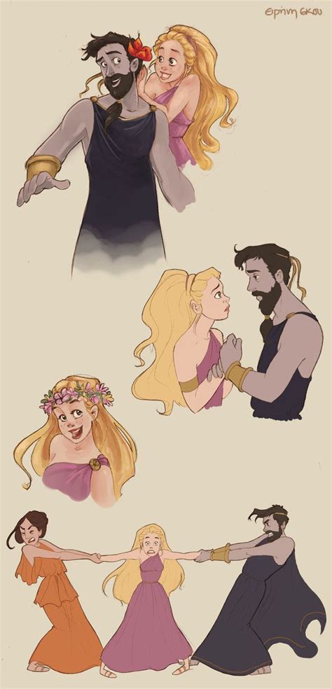 Hades and Persephone doodles by Ninidu on deviantART | Hades y perséfone, Ilustraciones ...