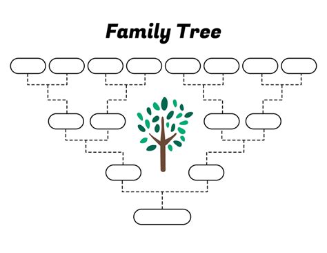 Simple Family Tree Template – Free Family Tree Templates