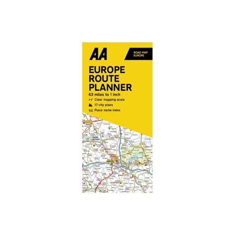 Europe Route Planner: AA Road Map Europe