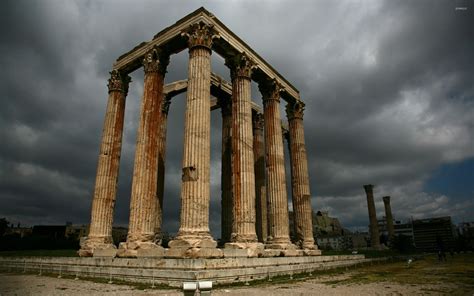 Temple of Olympian Zeus, Athens wallpaper - World wallpapers - #29519