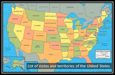 List of states and territories of the United States - Know all 50 US States Along with ...