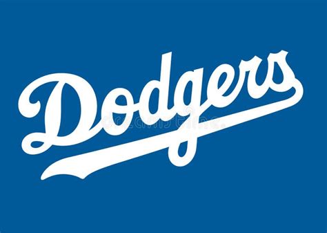 Los Angeles Dodgers Logo editorial photo. Illustration of brands - 136177036