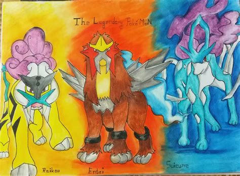 MY DRAWING : The legendary Pokemon. | Fandom