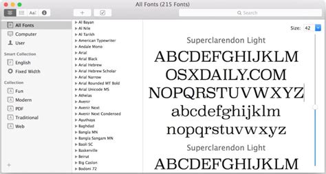 Mac fonts list for windows - multisno