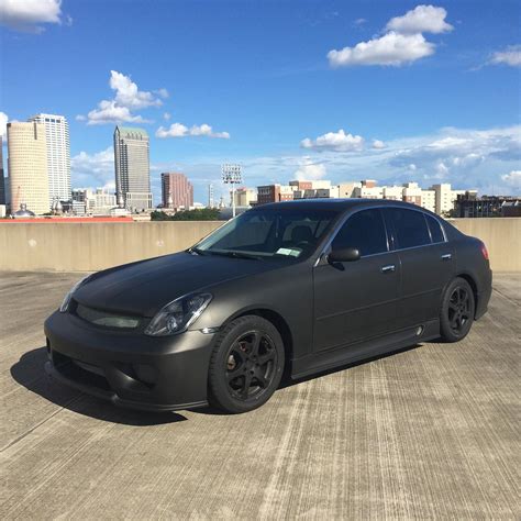 2004 G35 Sedan Matte Black Wrap - G35Driver