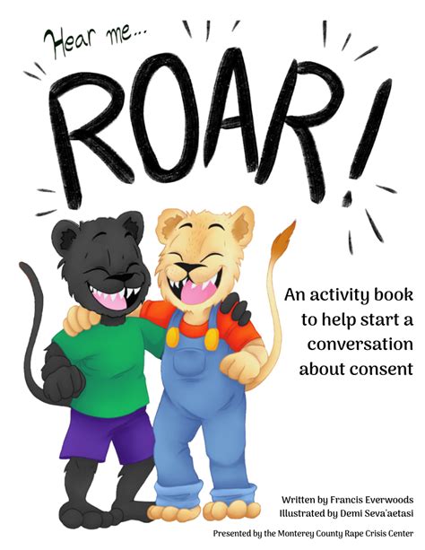 "Hear Me Roar" Children's Activity Book | Monterey County Rape Crisis ...