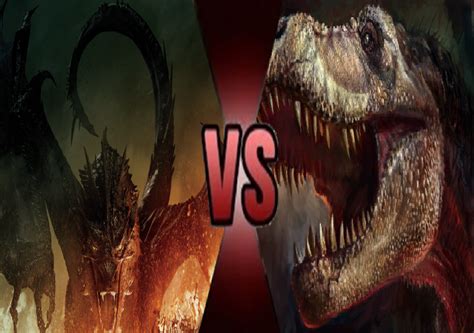 Dragon VS Tyrannosaurus Rex - Death Battle by SuperNathan10002 on DeviantArt