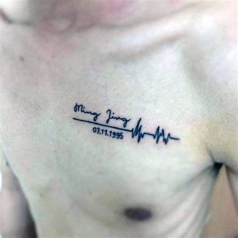 Name heartbeat tattoo - hoodhooli