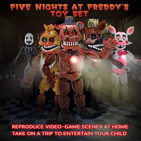 FNAF Action Figures Set of 6 PCS – Inspired by Five Nights at Freddy’s – New 2022 FNAF Toys ...