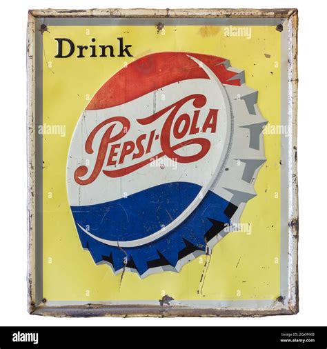 Vintage pepsi cola advertising Cut Out Stock Images & Pictures - Alamy