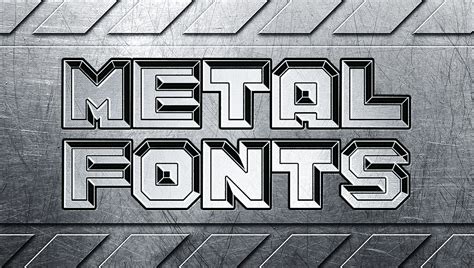 45+ Best Free and Premium Metal Fonts 2024 | Hyperpix